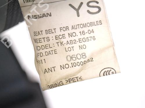 Rear right seatbelt INFINITI M (Y51) 30d | BP30223577I28 - Image 6