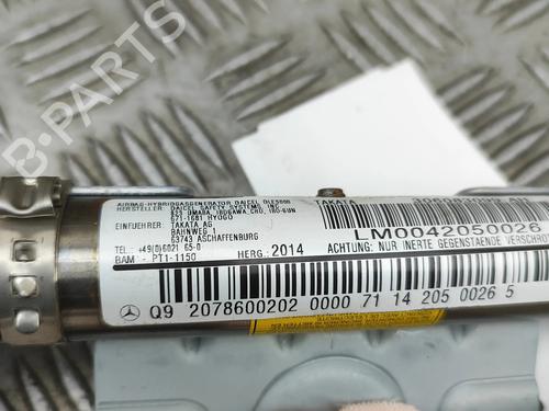 Right curtain airbag MERCEDES-BENZ E-CLASS Coupe (C207) E 350 BlueTEC / d (207.326) | BP32119407C12 