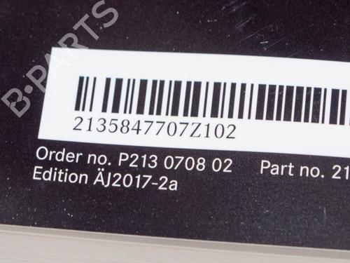 Other MERCEDES-BENZ E-CLASS (W213) E 200 d (213.013) | BP14638424O1 