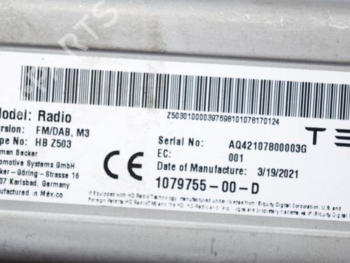 Electronic module TESLA MODEL 3 (5YJ3) EV AWD | BP27755584M83 
