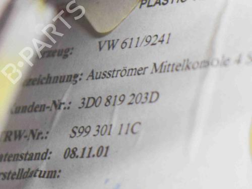 Kratka nawiewu VW PHAETON (3D1, 3D2, 3D3, 3D4, 3D6, 3D7, 3D8, 3D9) 5.0 V10 TDI 4motion | BP14623223I21 