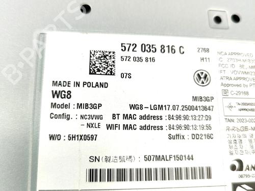 Electronic module VW TIGUAN (CT1) 1.5 eTSI | BP35811662M83  - Image 7