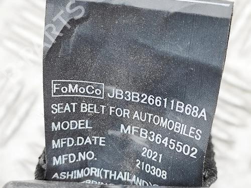 Rear right seatbelt FORD RANGER (TKE) 2.0 EcoBlue 4x4 | BP32119466I28  - Image 8