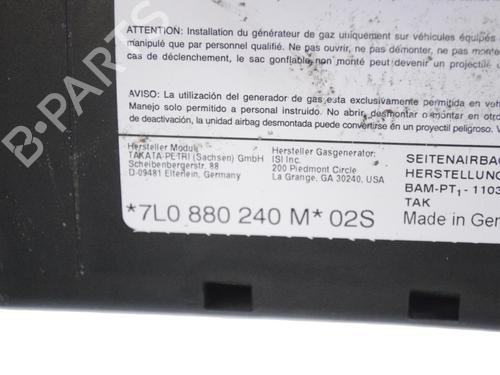 Right seat airbag VW TOUAREG (7LA, 7L6, 7L7) 3.0 V6 TDI | BP30236744C14