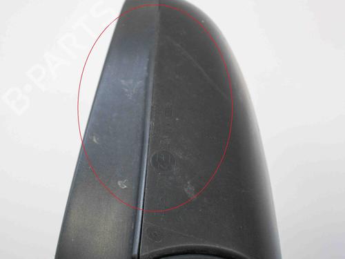 Right mirror NISSAN NOTE (E11, NE11) 1.5 dCi | BP6752113C27 