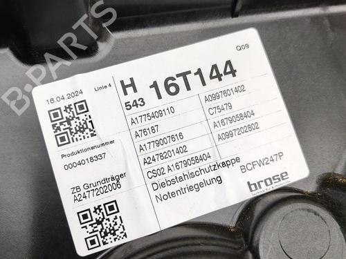 Front right window mechanism MERCEDES-BENZ EQA (H243) EQA 250+ (243.702) | BP36534135C23  - Image 6