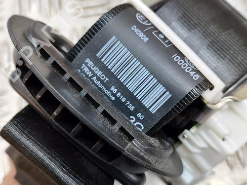 Rear center seatbelt PEUGEOT 5008 (0U_, 0E_) 1.6 HDi | BP17139724I27 