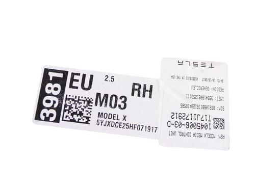 Display TESLA MODEL X (5YJX) P100D AWD | BP33351622C48  - Image 7