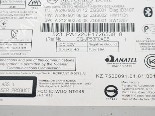 Electronic module MERCEDES-BENZ B-CLASS Sports Tourer (W246, W242) B 180 CDI (246.200) | BP29075831M83 