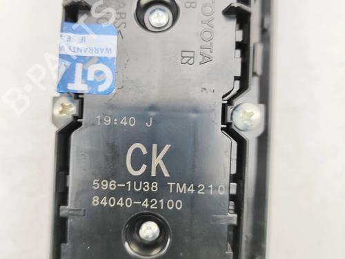 Right front window switch TOYOTA bZ4X (_EAM1_) EV (XEAM10) | BP34248810I26  - Image 6