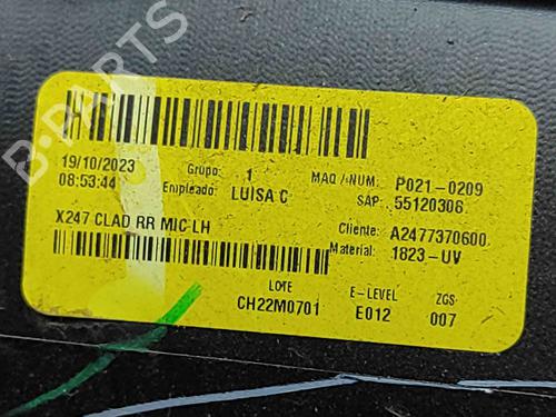 Door moulding trim MERCEDES-BENZ GLB (X247) GLB 200 Mild-Hybrid (247.687) | BP29373278C150 