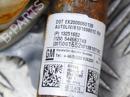 Right curtain airbag CHEVROLET CRUZE Hatchback (J305) 1.6 | BP27755774C12 