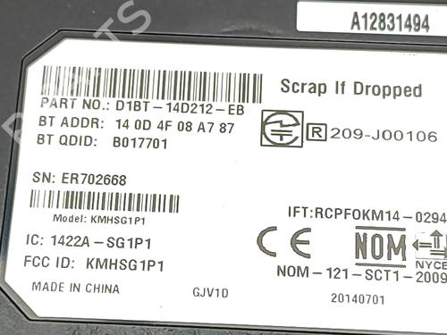 Electronic module FORD FOCUS III 1.0 EcoBoost | BP30108844M83