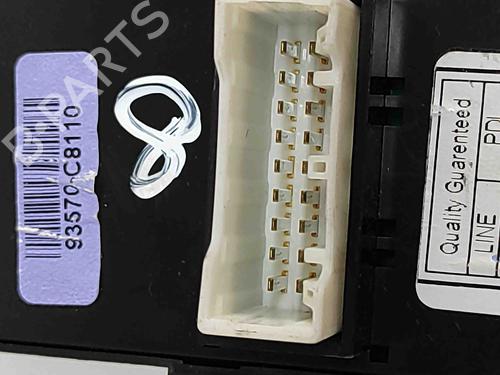 Left front window switch HYUNDAI i20 II (GB, IB) 1.2 | BP24581790I27