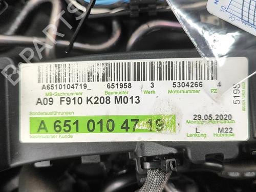 Engine MERCEDES-BENZ SPRINTER 3-t Van (B910) 214 CDI (910.621, 910.623) | BP34630201M1  - Image 9