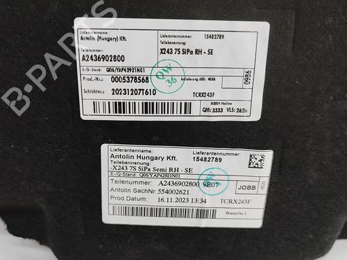 Boot lining MERCEDES-BENZ EQB (X243) EQB 300 4-matic (243.608, 243.609) | BP29594042I3 