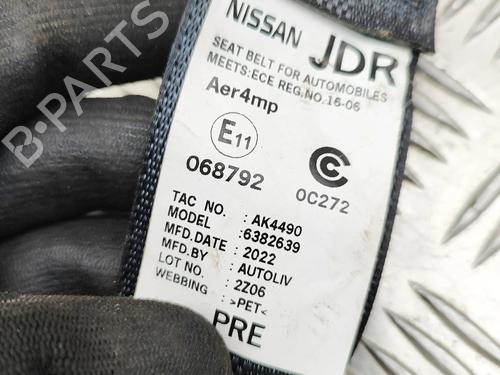 Rear right seatbelt NISSAN LEAF (ZE1) Electric | BP40014292I28 - Image 8