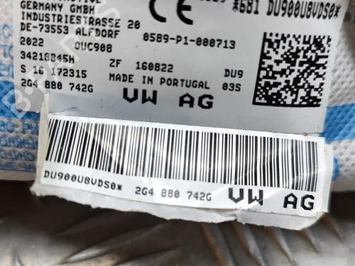 Right curtain airbag VW TAIGO (CS1) 1.0 TSI | BP27788194C12 