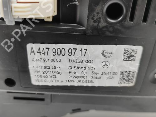 Instrument cluster MERCEDES-BENZ VITO Tourer (W447) 114 CDI / 114 BlueTEC 4-matic (447.701, 447.703,... | BP26912280C47 