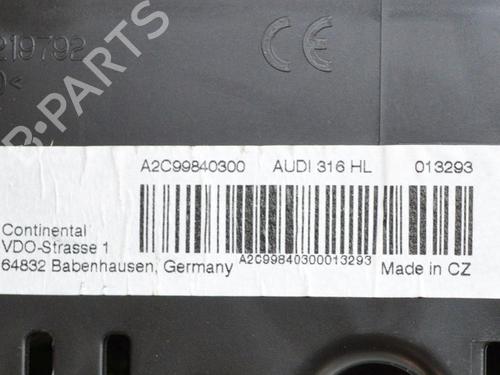Instrument cluster AUDI Q3 (8UB, 8UG) 1.4 TSI | BP11181048C47 