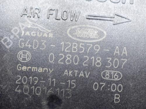 Mass air flow sensor JAGUAR E-PACE (X540) 2.0 D150 AWD | BP9227035M95