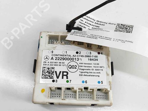 Elektronisk modul MERCEDES-BENZ C-CLASS Convertible (A205) C 220 d (205.404) (170 hp) 29542967