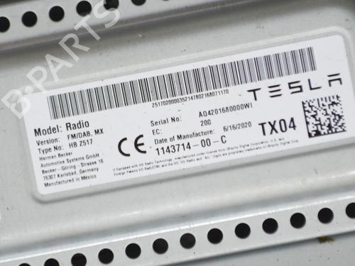 Electronic module TESLA MODEL X (5YJX) P100D AWD | BP15376990M83 