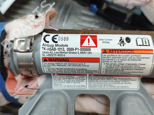 Left curtain airbag HONDA CIVIC X Hatchback (FC_, FK_) 2.0 Type-R (FK8) | BP21188236C11 