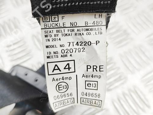 Front left seatbelt TOYOTA GT 86 Coupe (ZN6_) 2.0 (ZN6AC_, ZN6BC_, ZN6K) | BP34160837I26  - Image 8