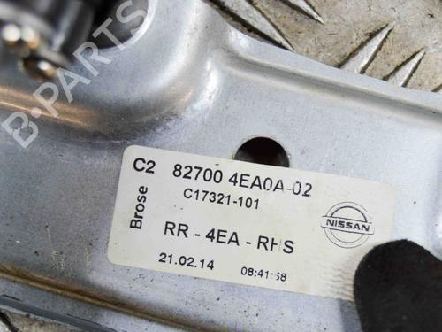 Rear right window mechanism NISSAN QASHQAI II (J11, J11_) 1.5 dCi | BP12002475C25