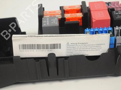 Fuse box MERCEDES-BENZ E-CLASS Coupe (C238) E 220 d (238.314) | BP30257205E1