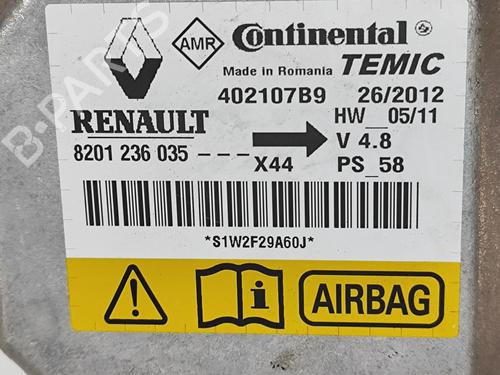 Kollisjonspute styreenhet RENAULT TWINGO II (CN0_) 1.2 16V | BP28045937M53 