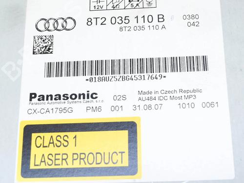Electronic module AUDI A5 (8T3) 3.0 TDI quattro | BP6752370M83 