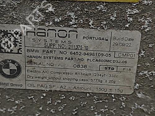 AC compressor BMW 3 Touring (G21, G81) 330 e Plug-in-Hybrid | BP31297285M34 - Image 6