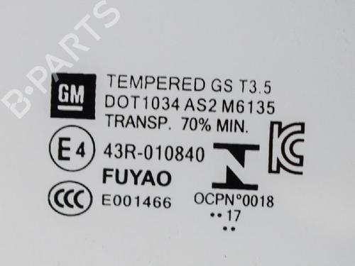 Rear right door window OPEL ASTRA K (B16) 1.4 Turbo (68) | BP6865538C21 