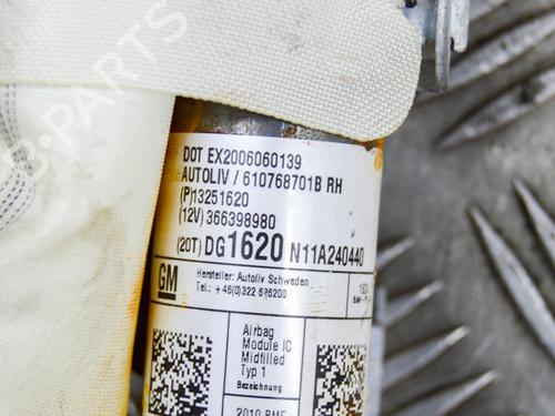 Right curtain airbag OPEL ASTRA J (P10) 2.0 CDTI (68) | BP12175048C12 