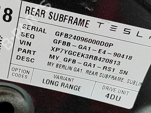 Rear axle TESLA MODEL 3 (5YJ3) EV AWD | BP36644385M2 - Image 8