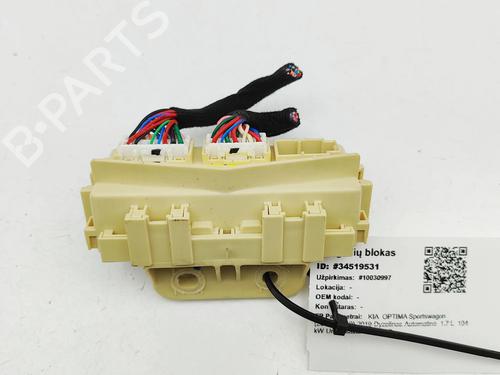 Used Fuse box Fuse box KIA OPTIMA Sportswagon (JF) 1.7 CRDi (141 hp) 33395441 33395441