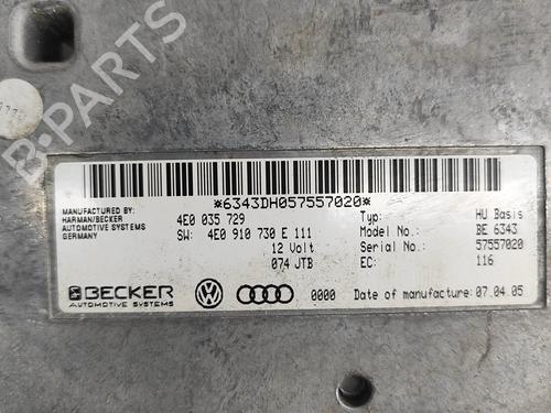 Electronic module AUDI A8 D3 (4E2, 4E8) 3.7 quattro | BP24581087M83