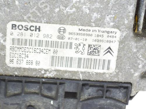 Engine control unit (ECU) PEUGEOT EXPERT Van (VF3A_, VF3U_, VF3X_) 1.6 HDi 90 16V | BP9227729M57