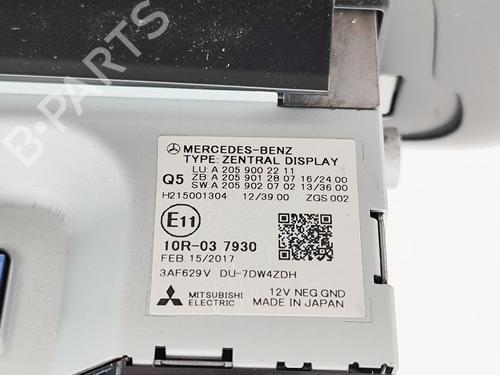 Display monitor MERCEDES-BENZ C-CLASS (W205) C 350 e (205.047) | BP30155073C48