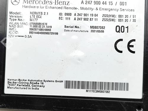 Electronic module MERCEDES-BENZ GLB (X247) GLB 220 d 4-matic (247.615) | BP36952426M83 - Image 6
