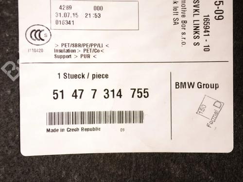 Boot lining BMW i3 (I01) Range Extender | BP30281889I3 