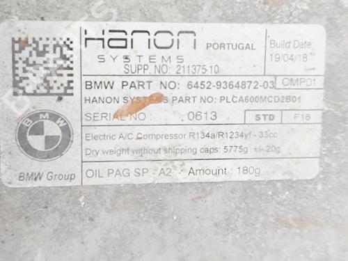 AC compressor BMW 3 (F30, F80) 330 e | BP36644437M34  - Image 7