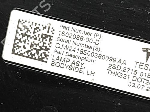Left taillight TESLA MODEL Y (5YJY) Long Range All-wheel Drive | BP38565506C34 - Image 4