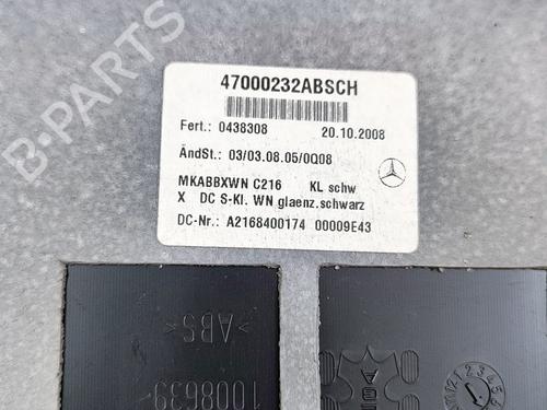 Glove box MERCEDES-BENZ S-CLASS Coupe (C216) CL 500 (216.371) | BP23866226C95 