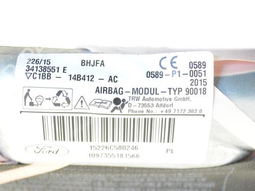 Left curtain airbag FORD FIESTA VI (CB1, CCN) 1.0 EcoBoost | BP30217672C11 