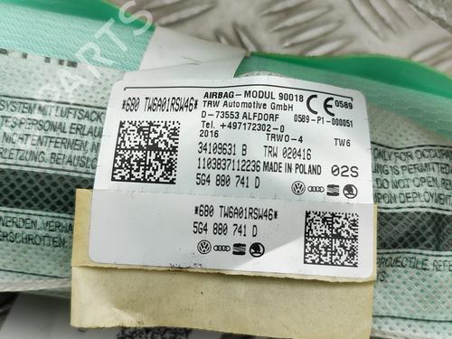 Left curtain airbag VW GOLF VII Variant (BA5, BV5) 2.0 TDI | BP29920156C11 