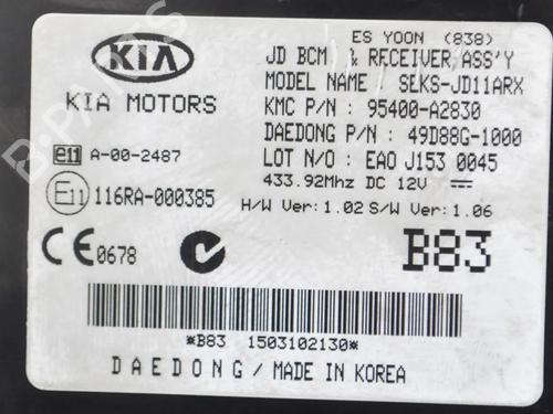 Electronic module KIA CEE'D (JD) 1.4 CVVT | BP6751500M83 