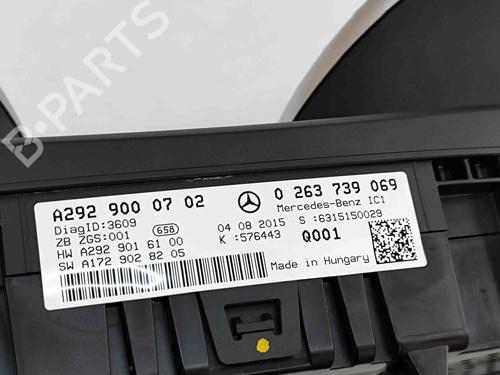 Instrument cluster MERCEDES-BENZ GLE Coupe (C292) AMG 63 S 4-matic (292.375) | BP29459875C47 